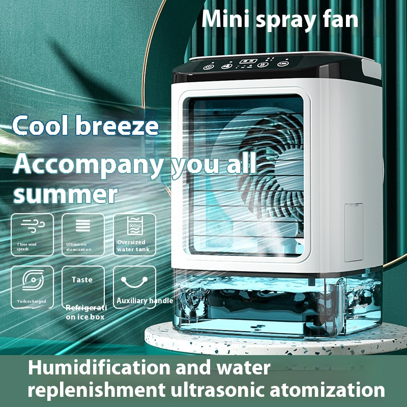 Portable Mini Air Cooler with Humidifier USB Cooling Fan for Home, Office & Bedroom