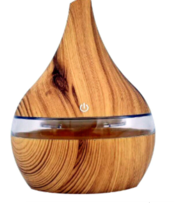 Wood Grain Aroma Diffuser & Cool Mist Humidifier USB Essential Oil Diffuser for Home, Office & Bedroom