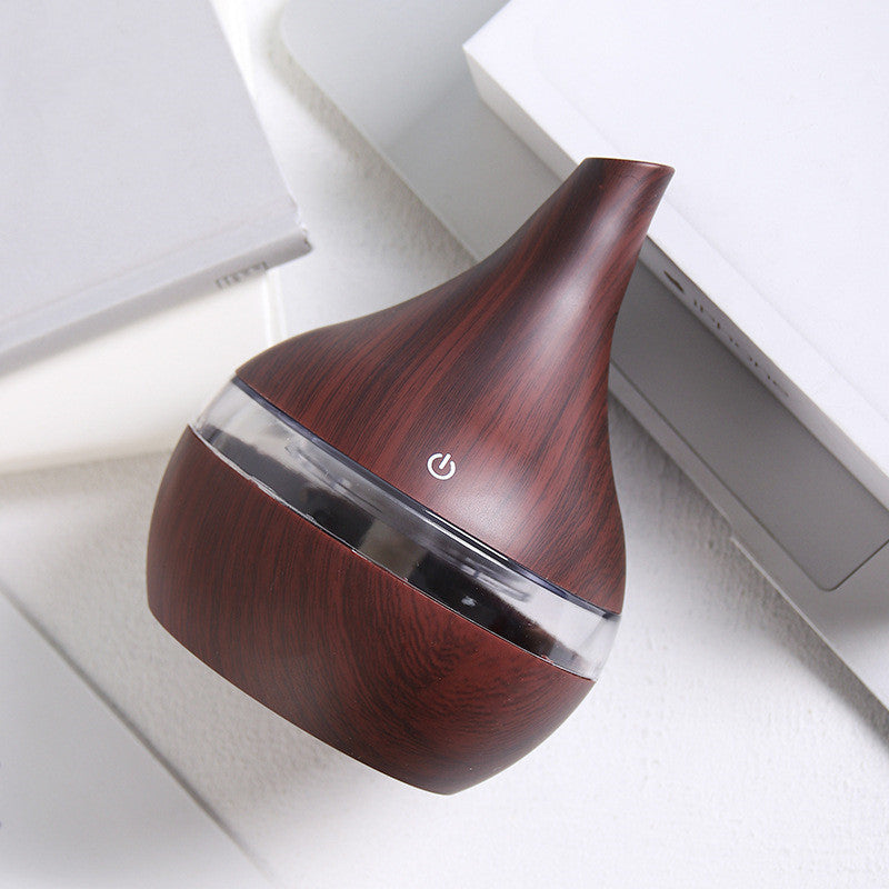 Wood Grain Aroma Diffuser & Cool Mist Humidifier USB Essential Oil Diffuser for Home, Office & Bedroom