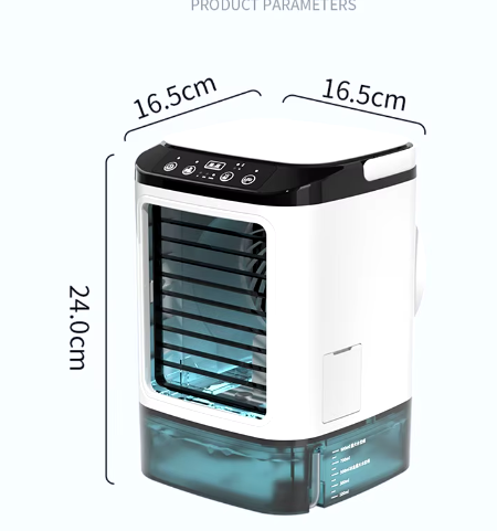 Portable Mini Air Cooler with Humidifier USB Cooling Fan for Home, Office & Bedroom
