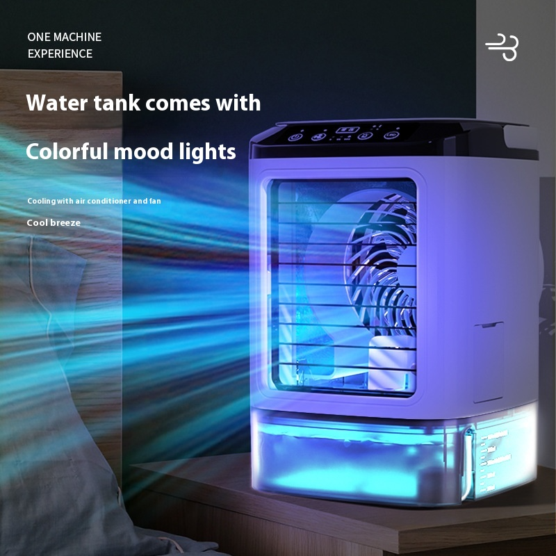 Portable Mini Air Cooler with Humidifier USB Cooling Fan for Home, Office & Bedroom